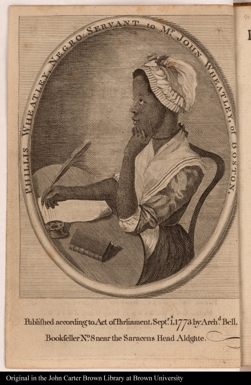 Portrait of Phillis Wheatley